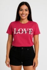 T-shirt Cropped Love - Imagem 6