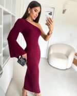 Vestido Midi Nula Manga Modal - Imagem 2
