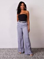 Calça Alfaiataria Pantalona com Bolso - Imagem 3