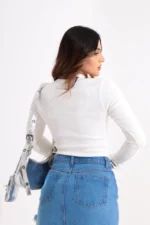 Blusa Manga Longa Básica - Imagem 4