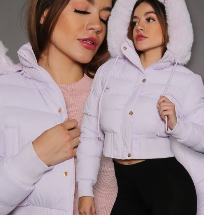 Jaqueta Puffer Forrada com Capuz - Imagem 1