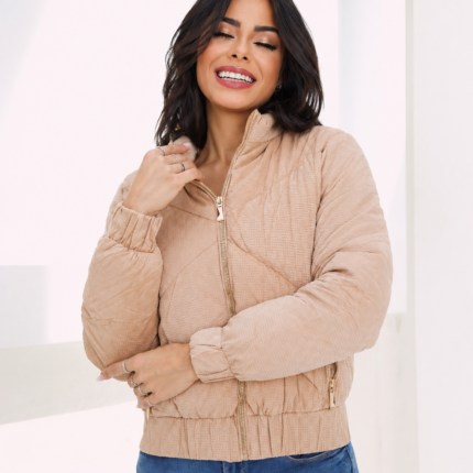 Jaqueta Puffer Feminina Forrada