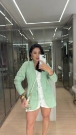 Blazer Alfaiataria Linho Premium Luxo - Imagem 4