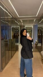 Blazer Over Premium Risca de Giz Forrado - Imagem 3